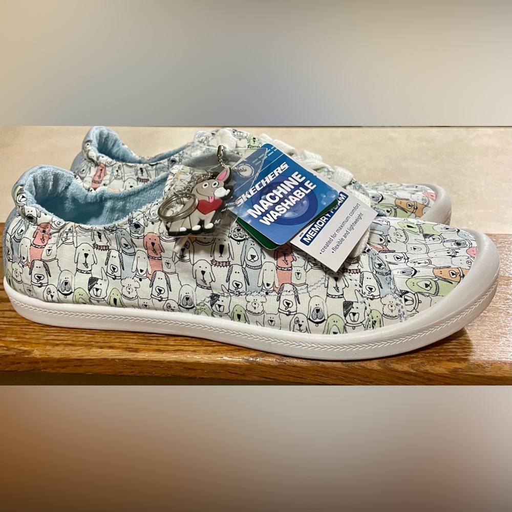 Skechers Bobs Memory Foam Tennis Shoes